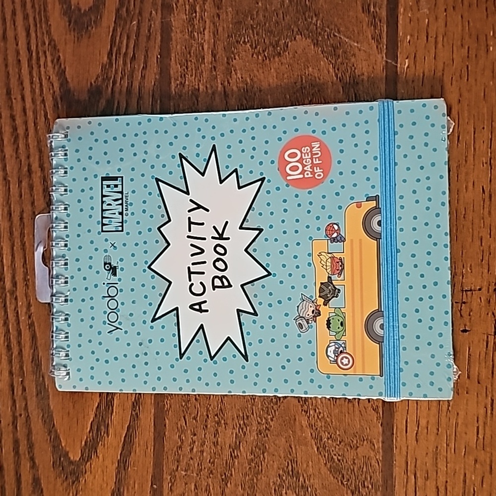 Yoobi Ultimate Marvel Activity Book 100 Pages